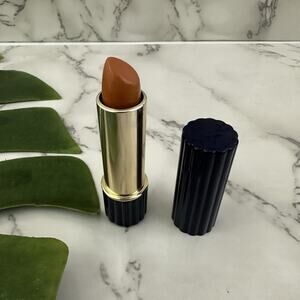 Estee Lauder All Day Lipstick Sweet Tea Ribbed Case Blue Tube Vintage
